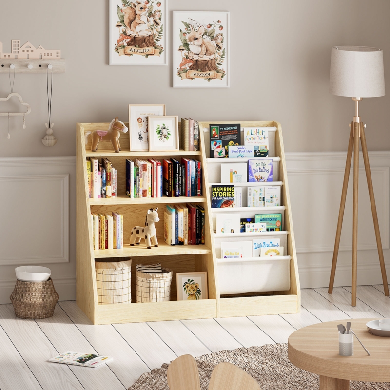 Maggiorina 31.5" H x 35.4" W Standard Bookcases, Storage Book Rack, Organizer Cabinet, Book Display