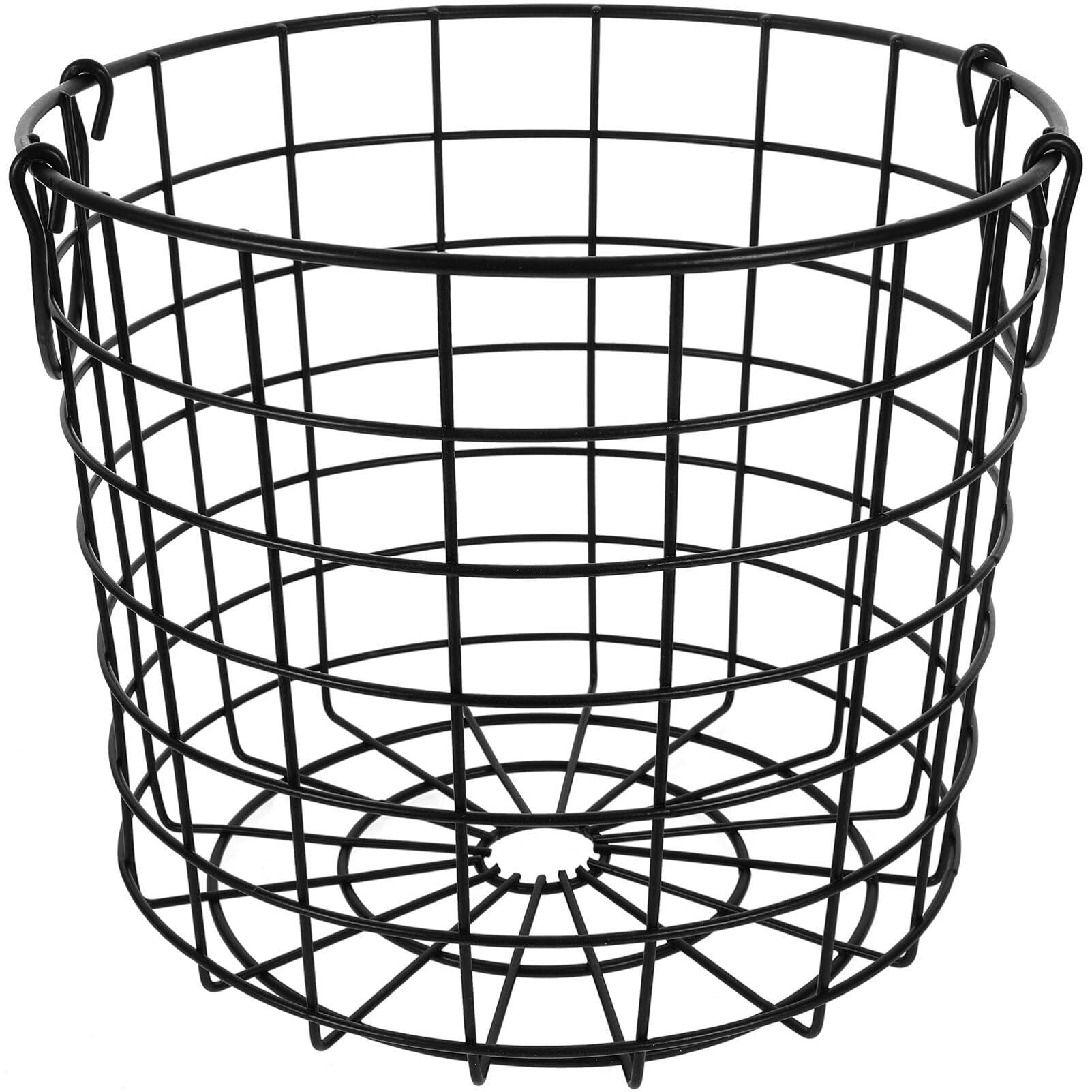 MAGICLULU Iron Wire Laundry Hamper Laundry Storage Basket With Handles Iron Storage Basket