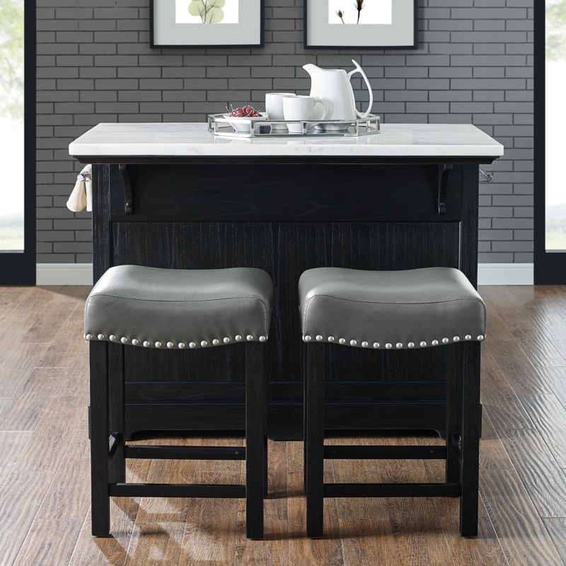Mantello Marble Kitchen Island Set