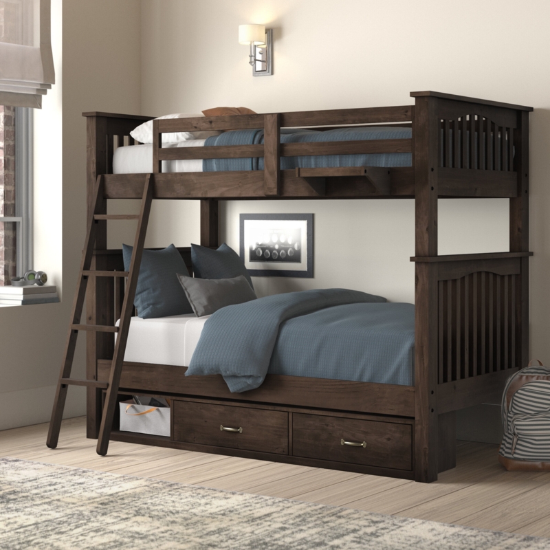 Mateo Full Over Full Drawer Bunk Bed