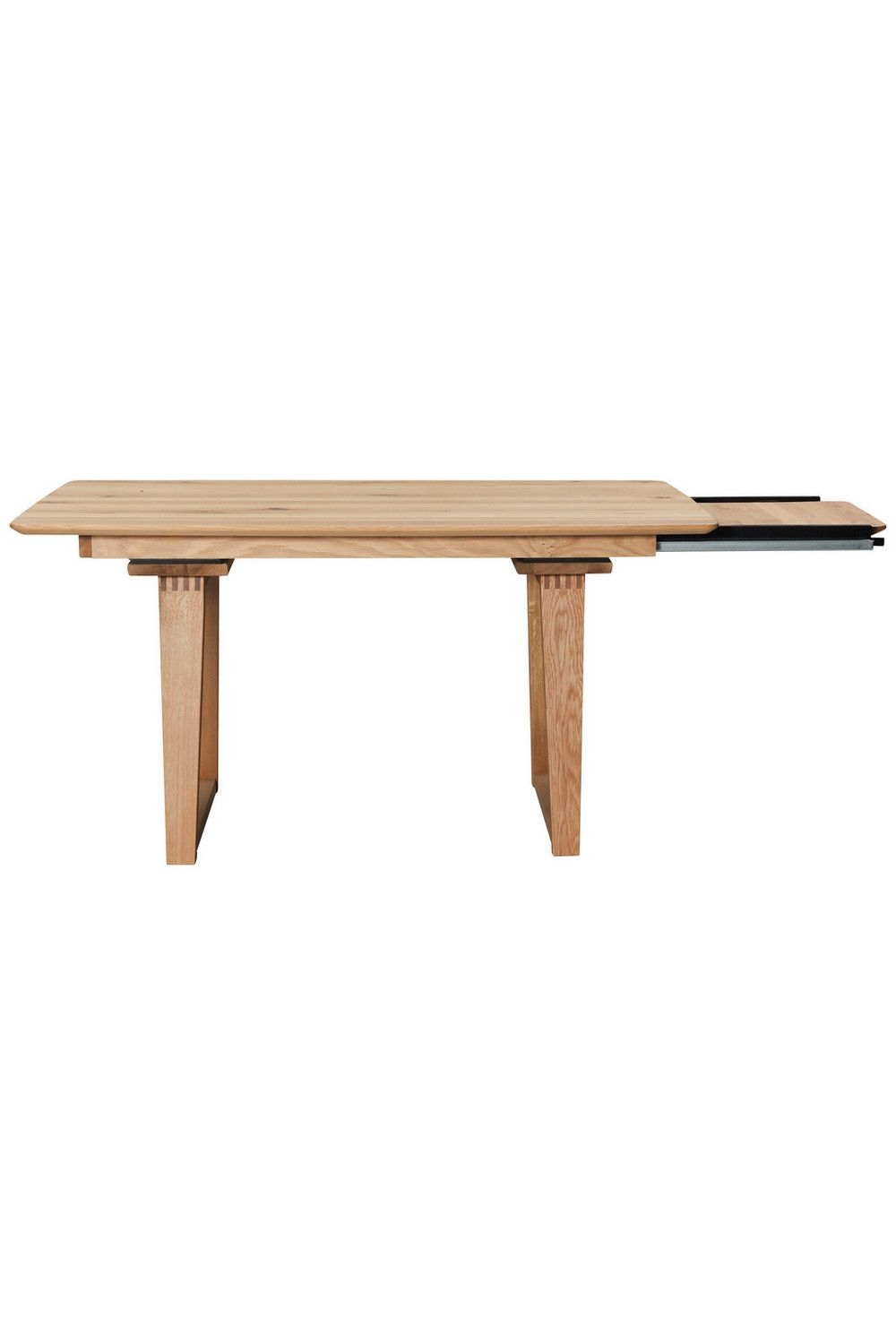 Moderano Esstisch , Eiche , Holz , Asteiche , massiv , rechteckig , eckig , 90x75x150-200 cm , ausziehbar , Esszimmer, Tische, Esstische