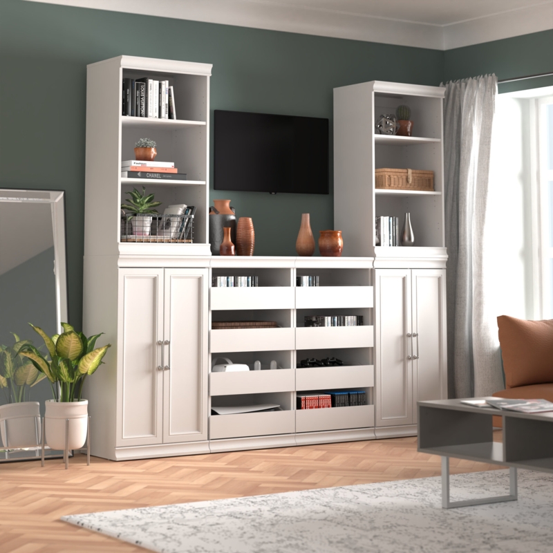 Modular Storage 21.38" W Shelving Unit with 3 Shelves