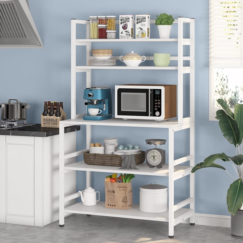 Moshannon 31.5'' Steel Standard Baker's Rack with Microwave Compatibility