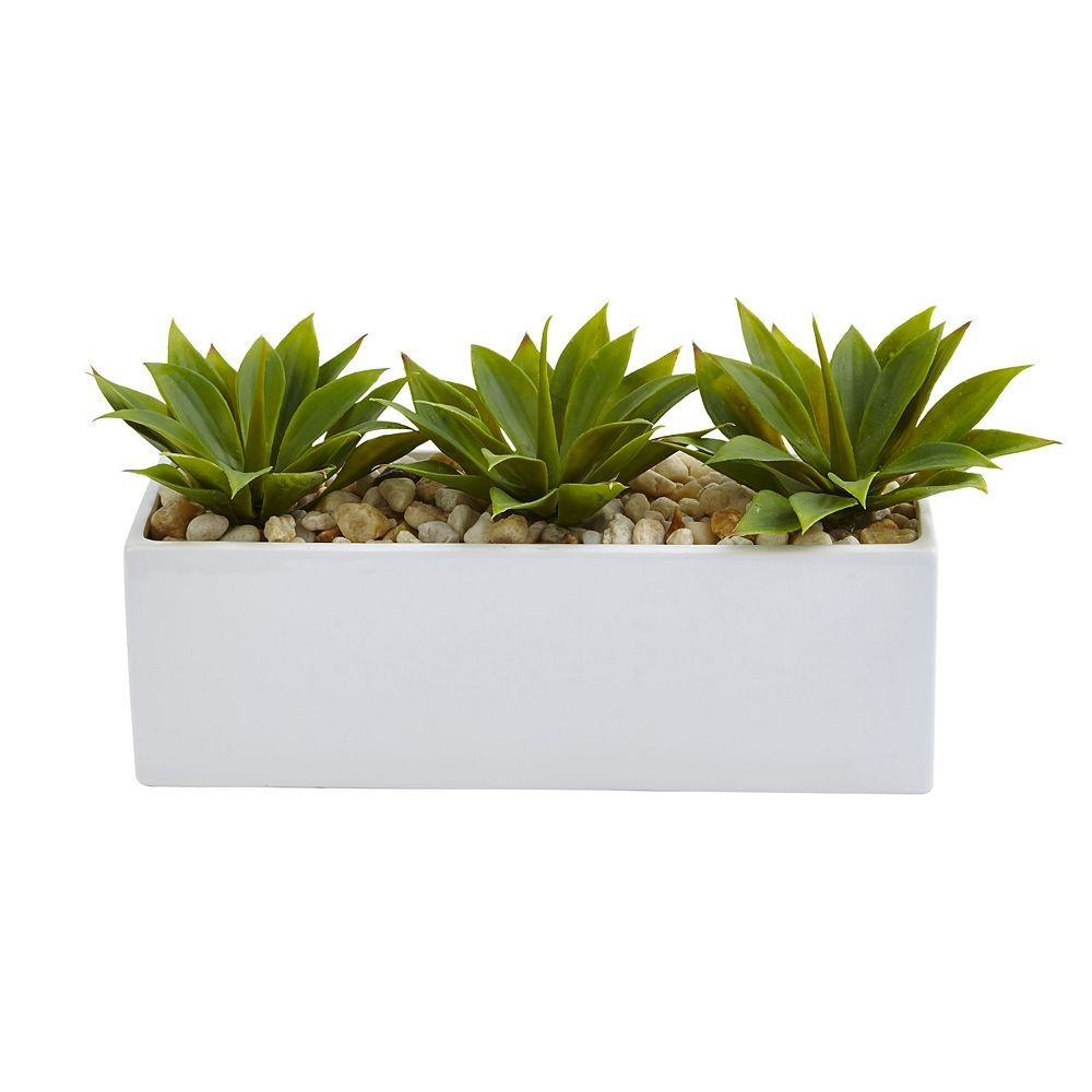 nearly natural Artificial Agave Succulent, Green
