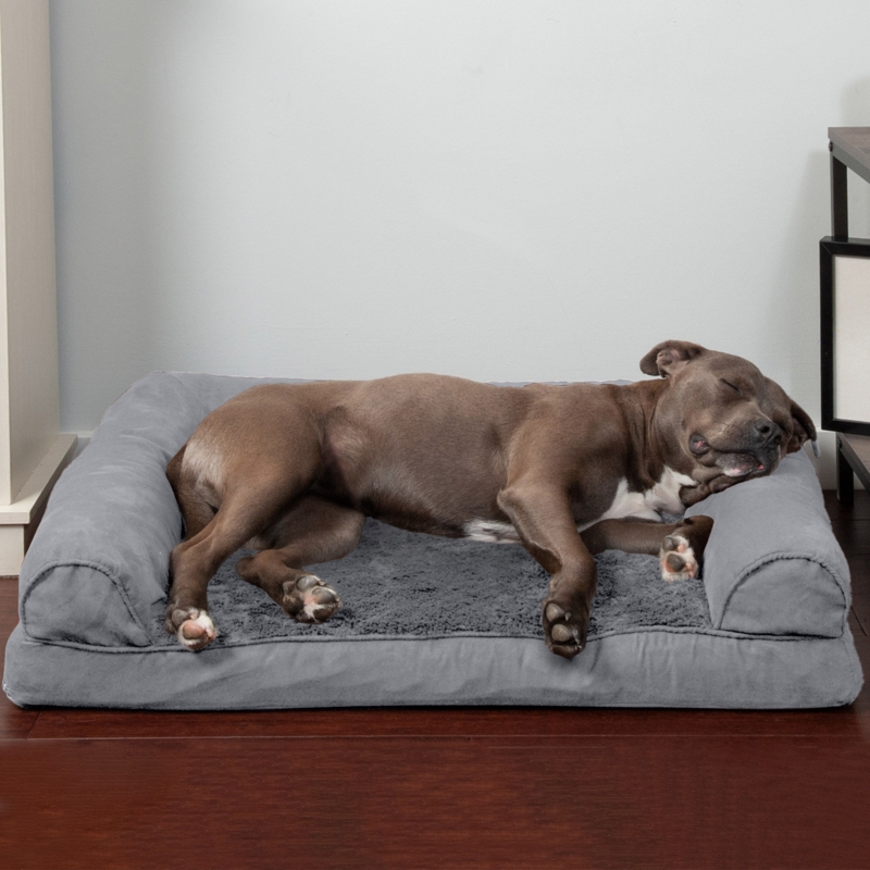 Orthopedic Suede Pet Bed