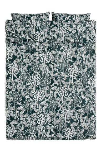 Patterned duvet cover set