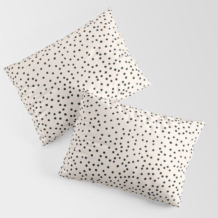 Pillow Sham | Simply Dots - Neutral by Gale Switzer - Standard Set of 2 - Microfiber Polyester - Society6