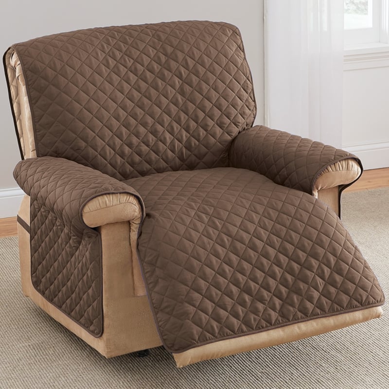 Polyester T-Cushion Recliner Slipcover