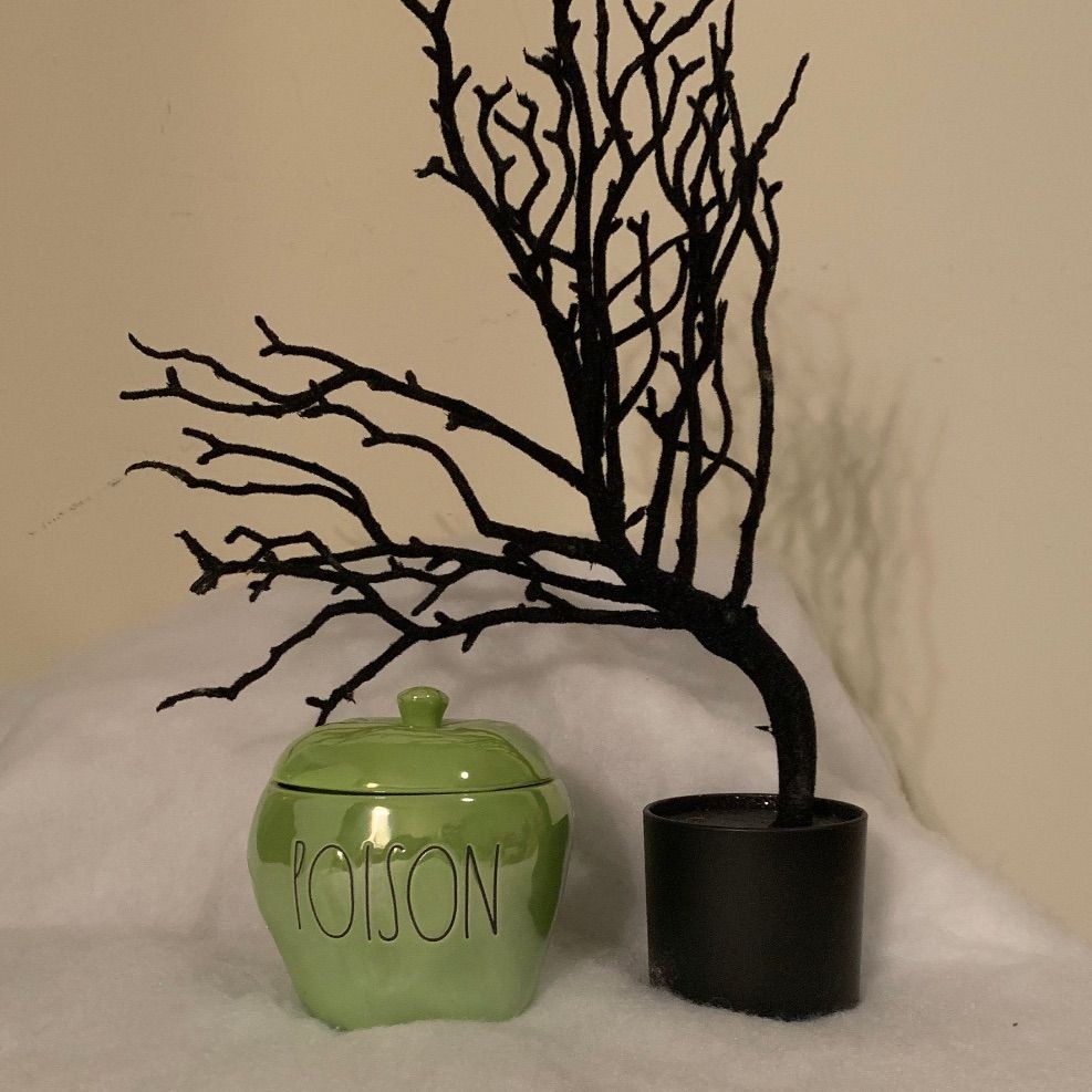 Rae Dunn Accents | Rae Dunn Poison Candy Apple Candle | Color: Gold/White | Size: Os