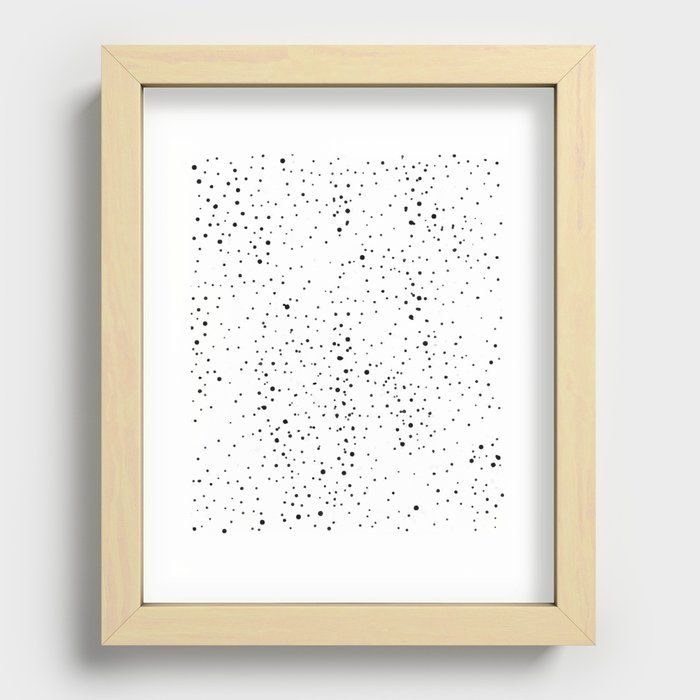 Recessed Framed Print | Polka Obsession by 83 Oranges Free Spirits - Maple - 8" x 10" - Society6