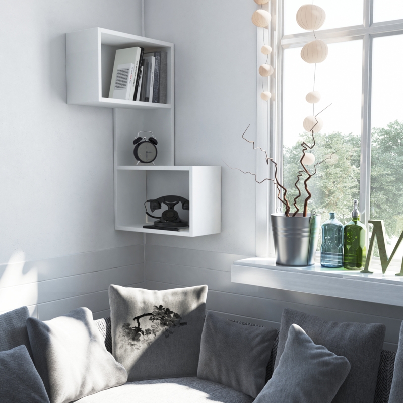 Roderica 3 Piece Corner Shelf