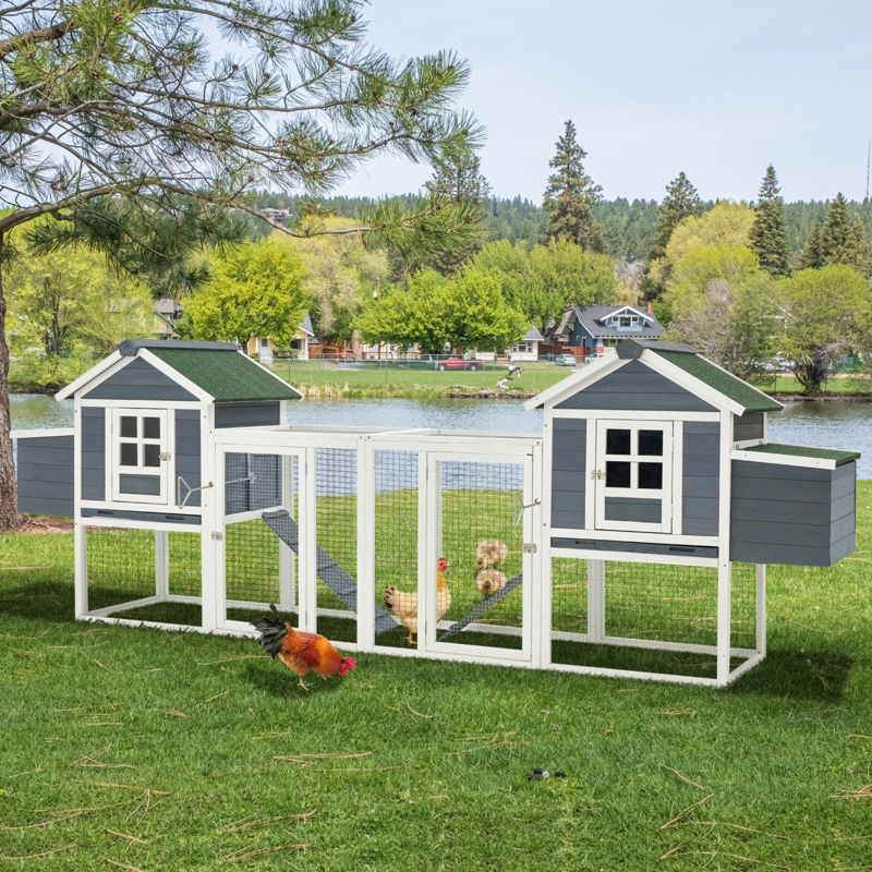 Ruislip 25.6 Square Feet Chicken Coop with Chicken Run For Up To 6 Chickens