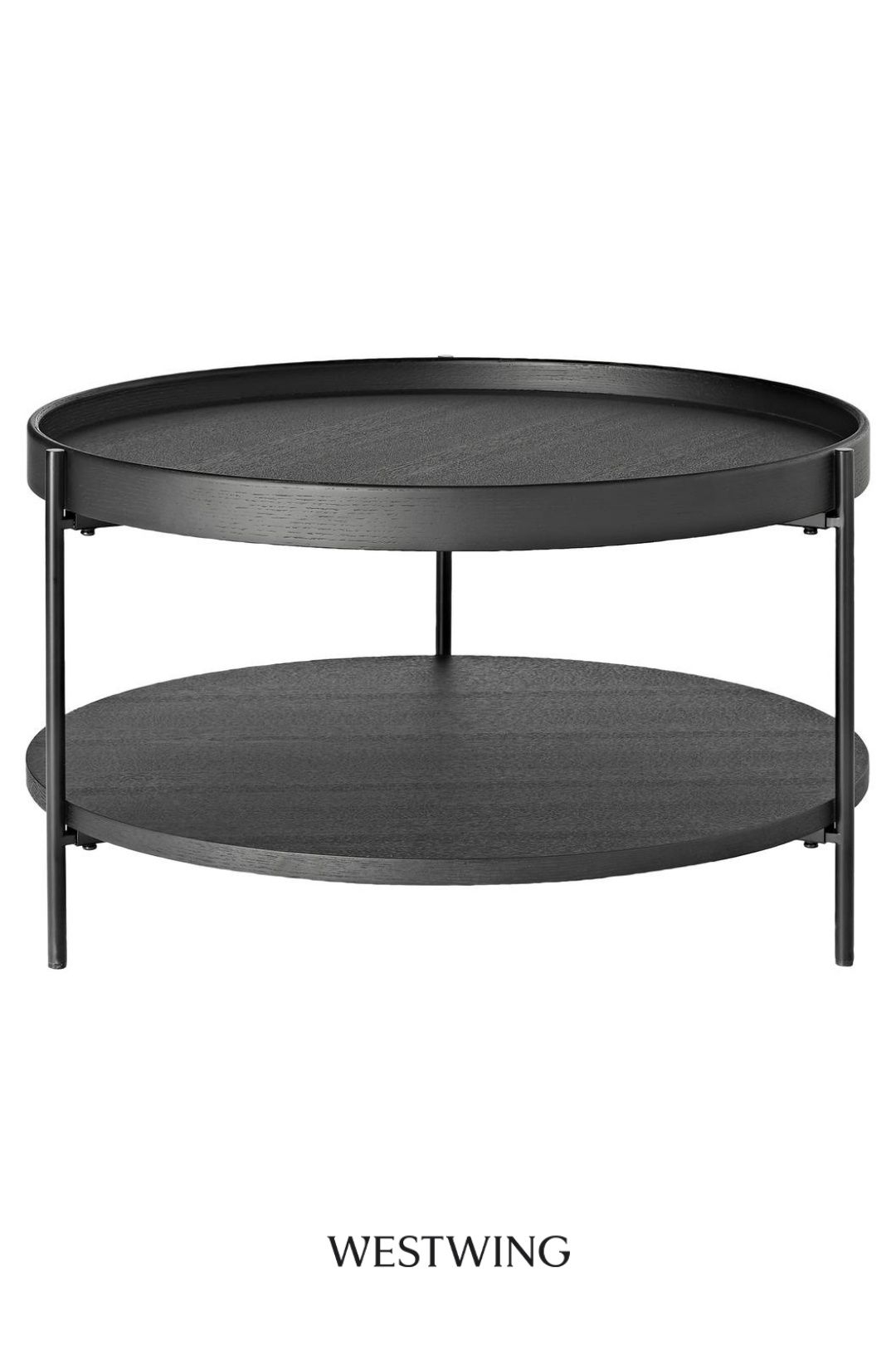 Runder Holz-Couchtisch Renee