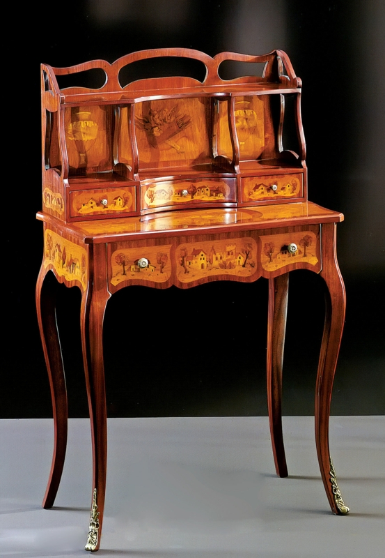 Russian Solid Wood Secretary Desk