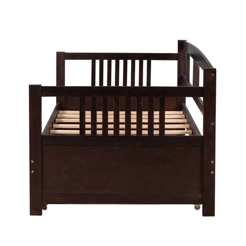 Safak Solid Wood Daybed with Trundle