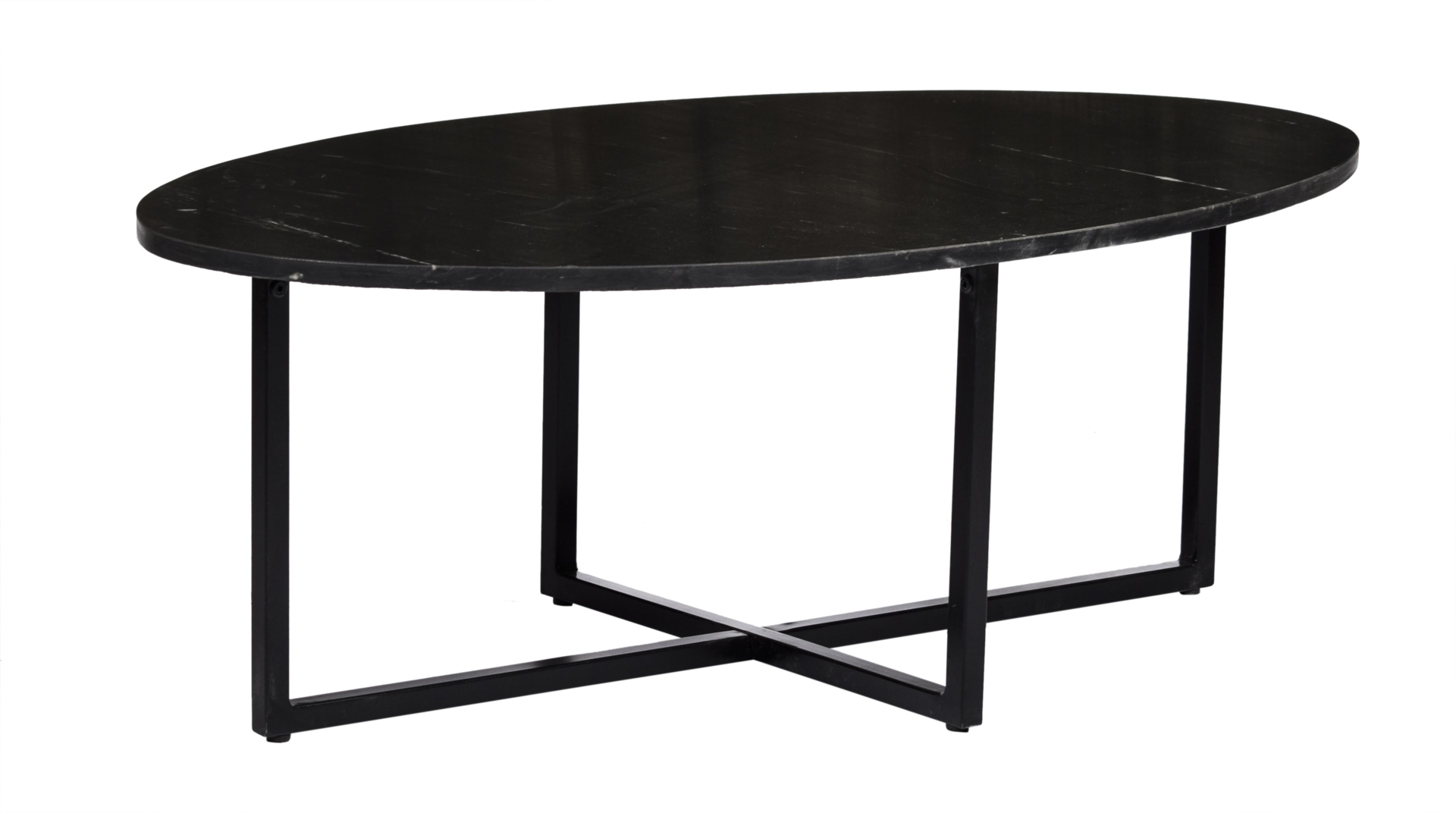 Salontafel Elize Marble Oval Black | Livingfurn