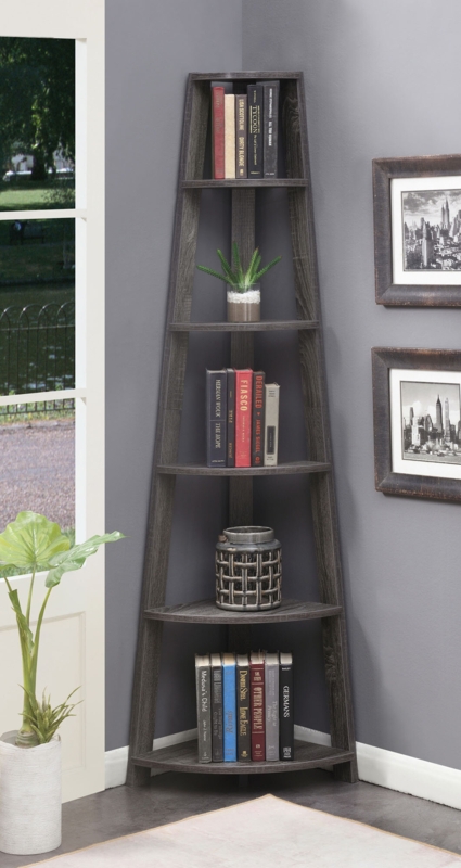Sargun 71" H x 16.5" W Corner Bookcase
