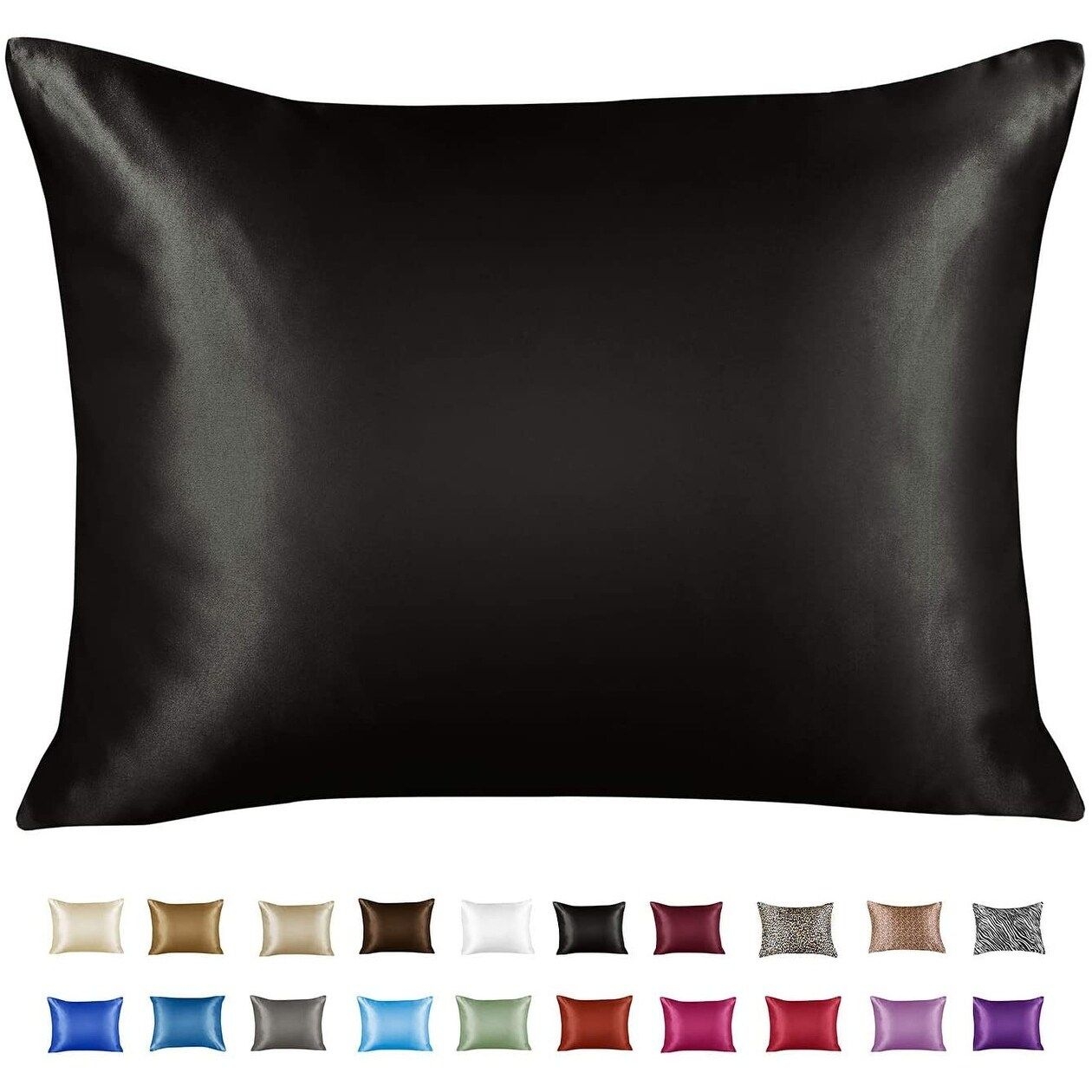 Satin Pillowcase for Hair and Skin with Hidden Zipper