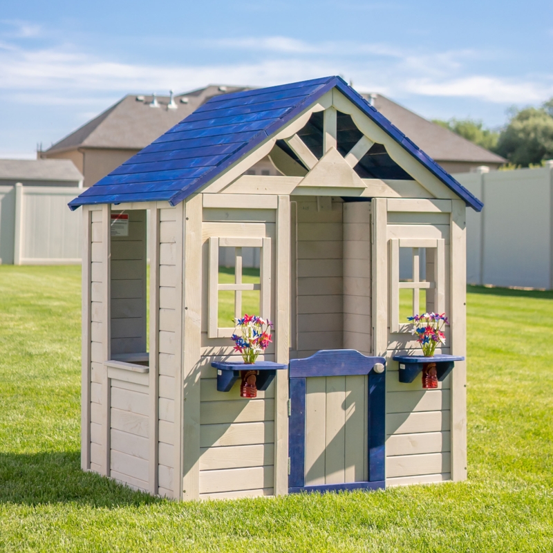Sunny 3' x 3' Indoor/Outdoor Use Solid Wood Playhouse (Wayfair Exclusive)