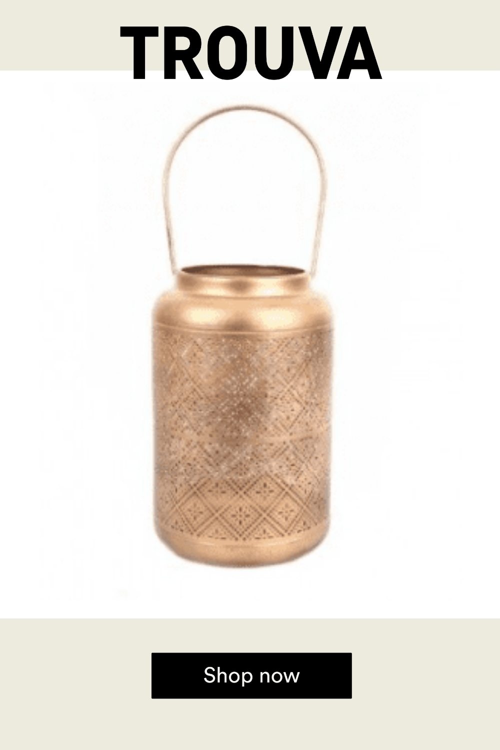 Temerity Jones Gold Candle Holder XL