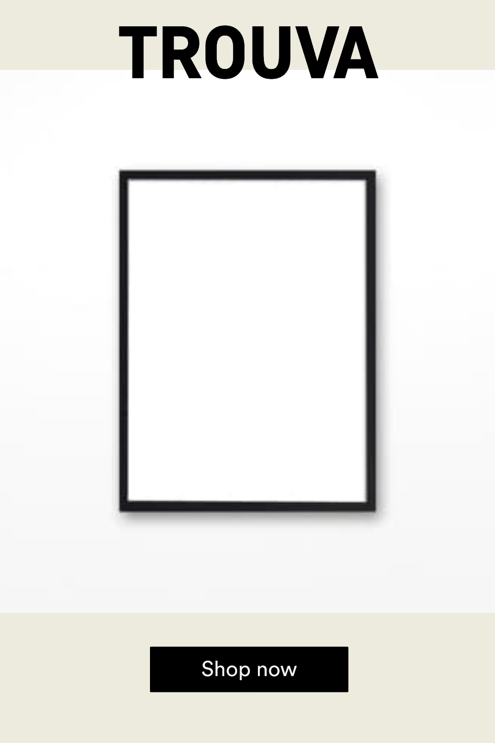 the Design Museum Black Picture Frame - 30 X 40cm