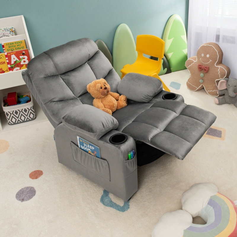 Torresdale Kids Recliner with Cup Holder
