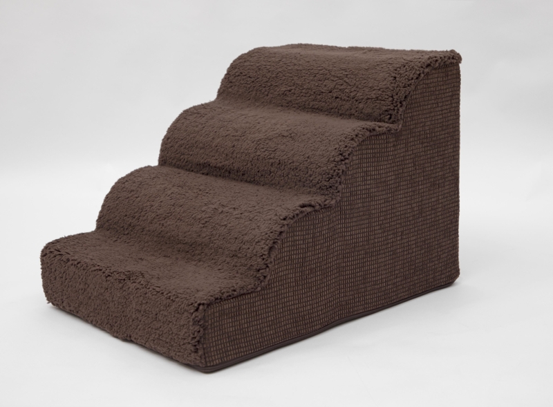 Tucker Murphy Pet High Density Foam Scalloped 4 Steps Sherpa