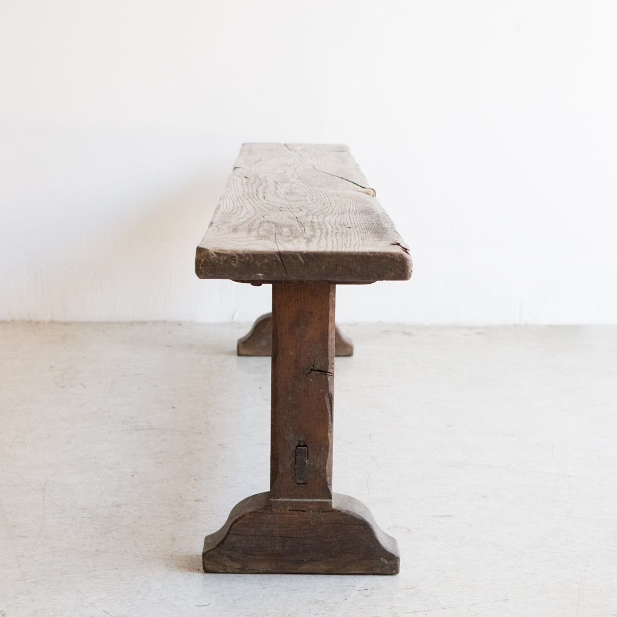 Vintage Knotty Farm Bench