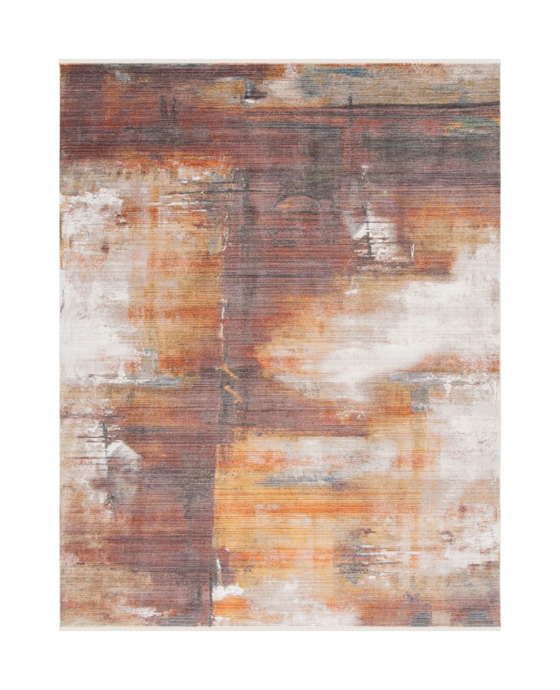 VTP456 Rug - Color: Rust, Gold; Size: 8' x 10'