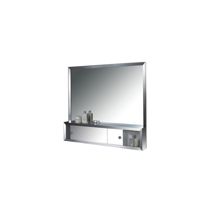 W H Surface Framed Medicine Cabinet Mirror