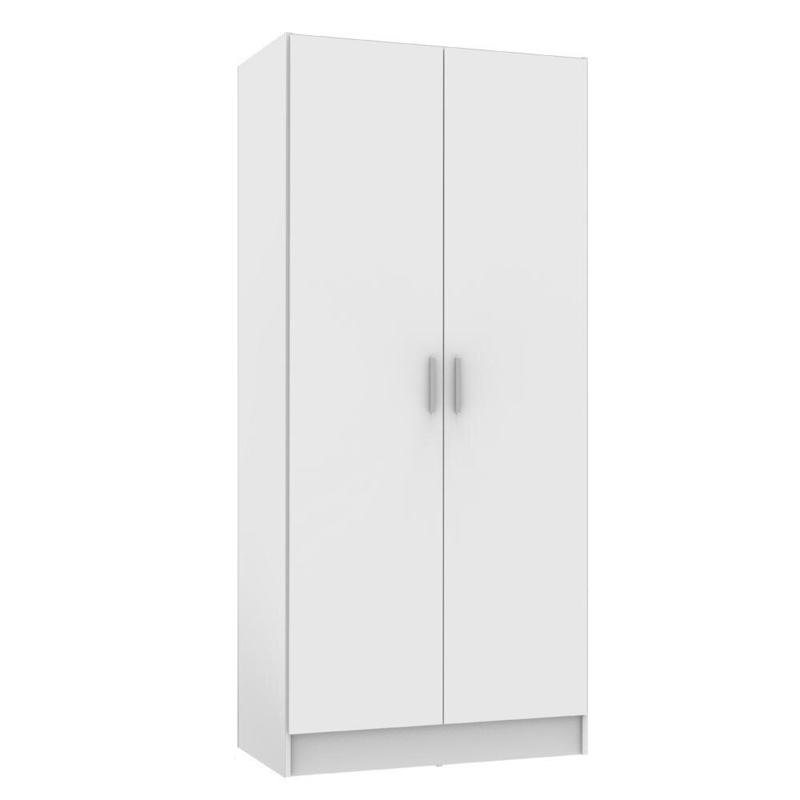 Wardrobe Cabinet with 2 Doors, Space for Storage, Ample Shelf 71 H x 20 D x 31 L