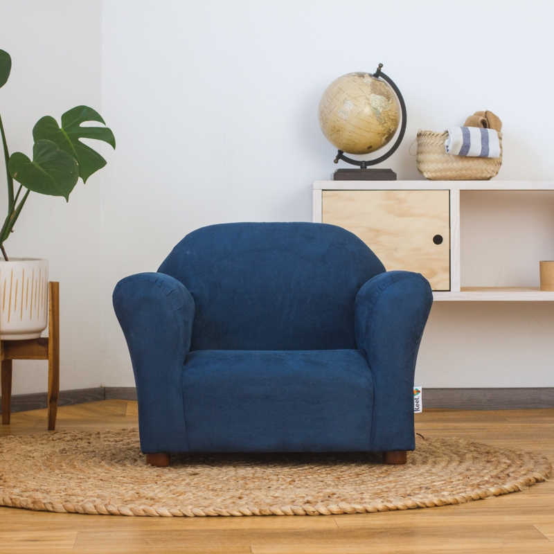 Weybridge Kids Club Chair Roundy Microsuede
