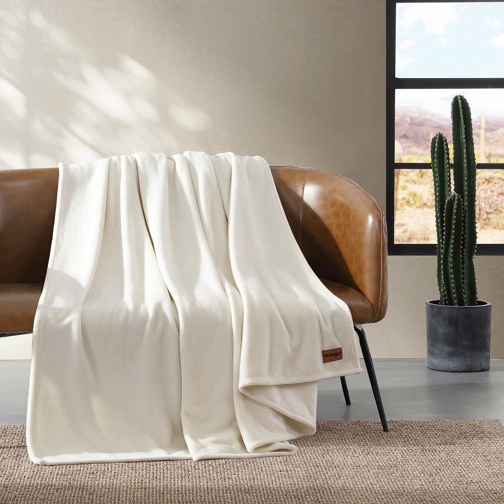 Wrangler Solid - Brown King Blanket