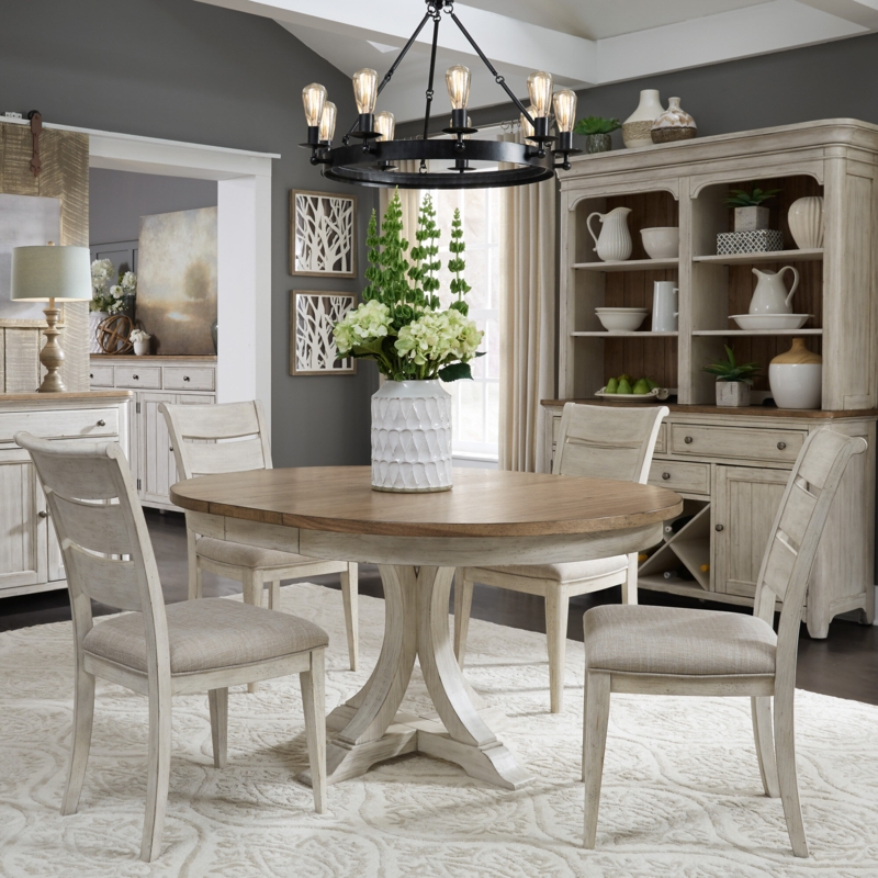 Xochitl 5 - Piece Extendable Pedestal Dining Set