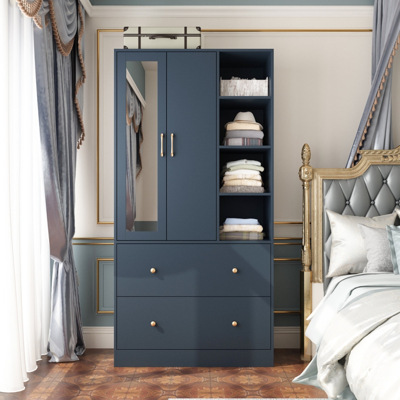 Ziyah Manufactured Wood Armoire