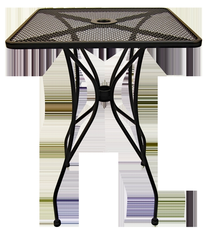 2 Person 30'' L x 41'' H Extendable Iron High Top Table