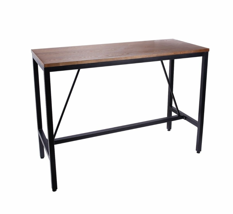 2 Person 59'' L x 43'' H Extendable Manufactured Wood High Top Table