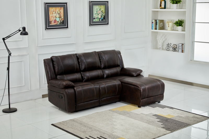 2 - Piece Faux Leather Reclining Sectional