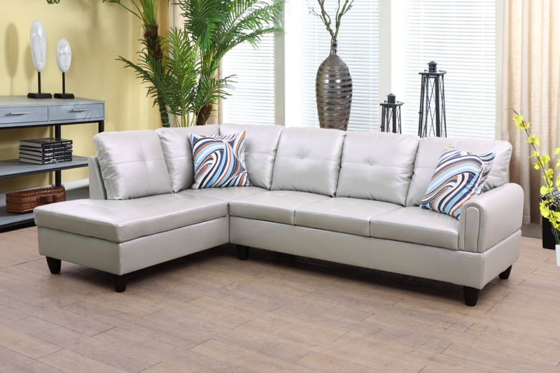 2 - Piece Faux Leather Sectional