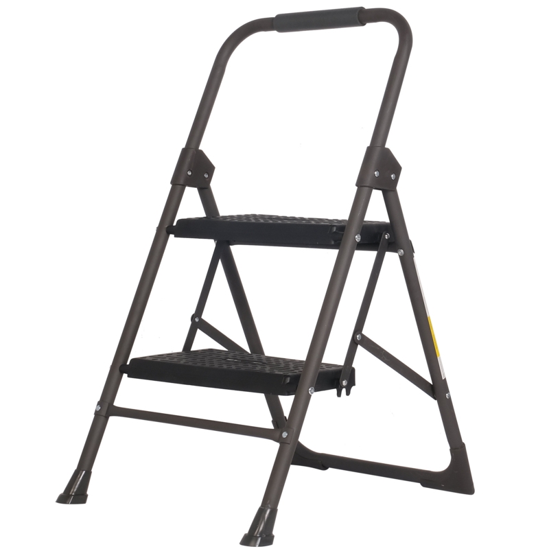 2 - Step Steel Lightweight Folding Small Step Ladder