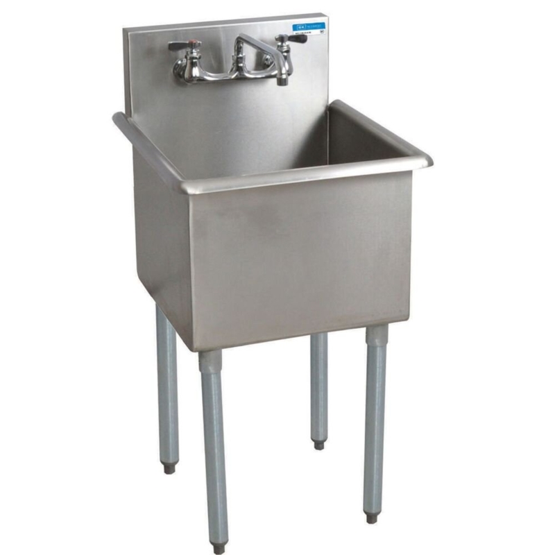 21" L x 24.5" W Free Standing Service Sink
