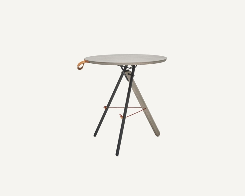 24" Circular Portable Folding Table