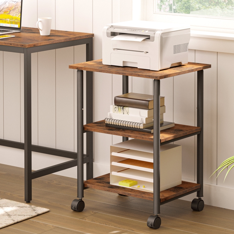 Wood Printer Stand