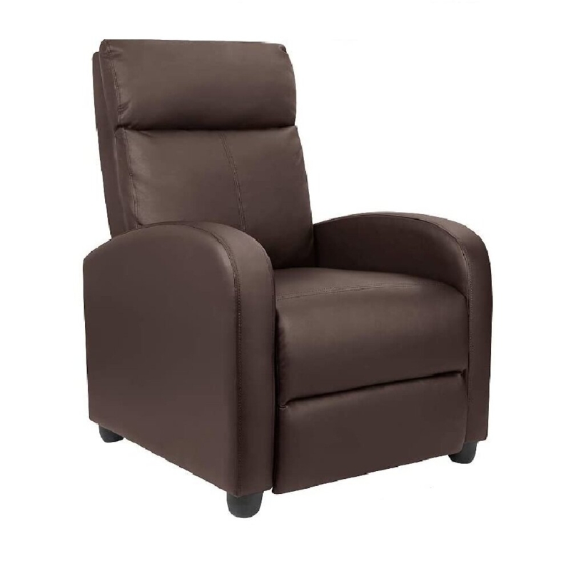 27" Faux Leather Manual Home Theater Recliner
