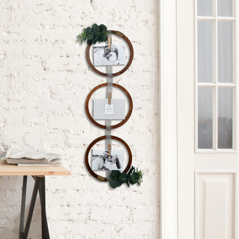 3 Opening Hanging Ribbon Wall Collage Picture Frame