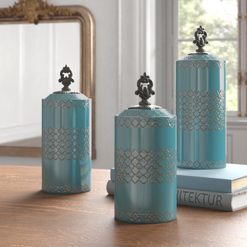 3 Piece Kitchen Canister Set