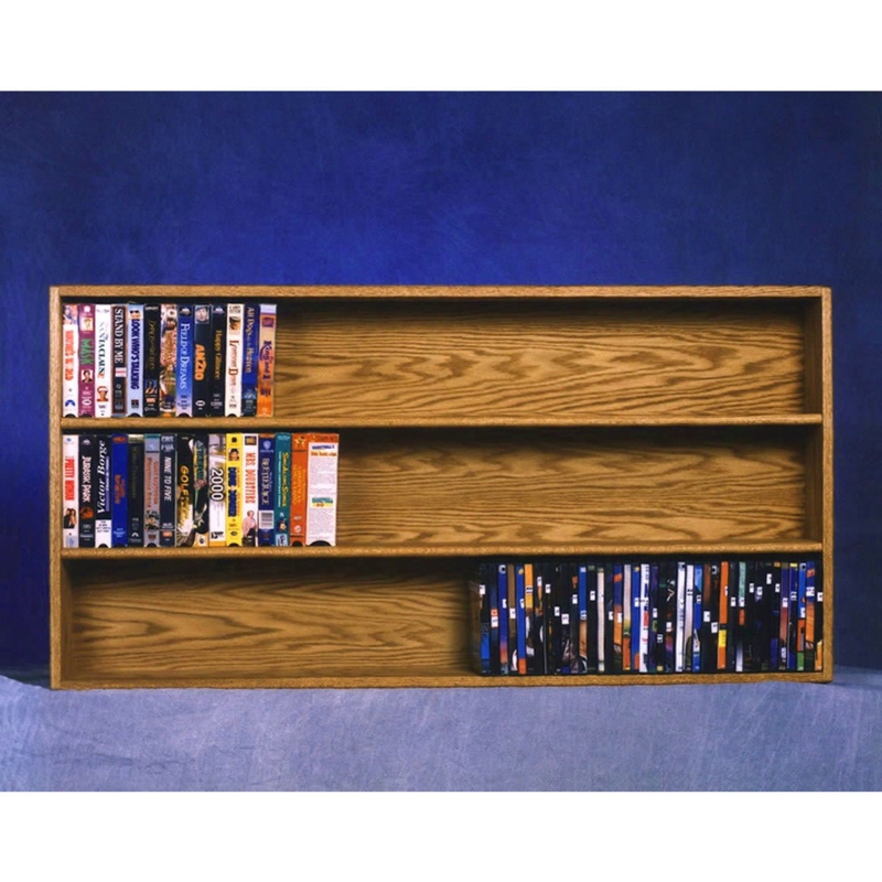 300 Series Wood 52'' H Wall Mounted Media Storage