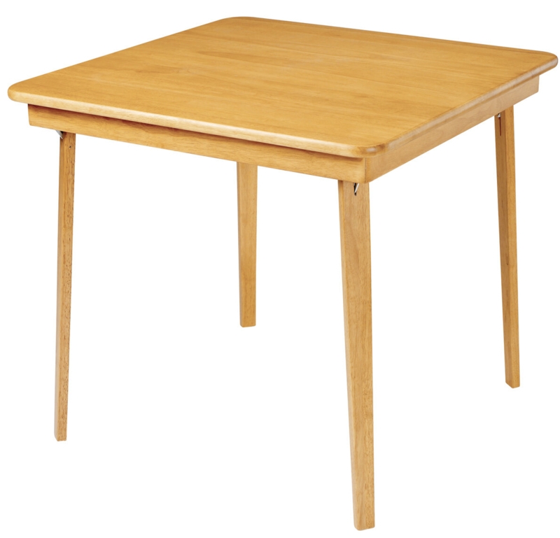 32'' Solid Wood Square Portable Folding Table