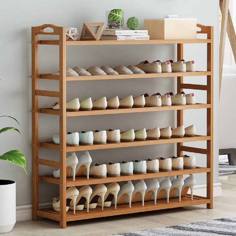 36 Pair Solid Wood Shoe Rack