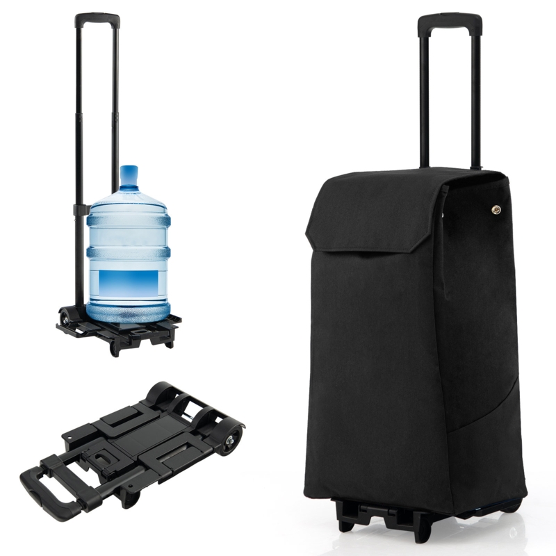 38'' H x 9'' W Shopping Cart with Wheels